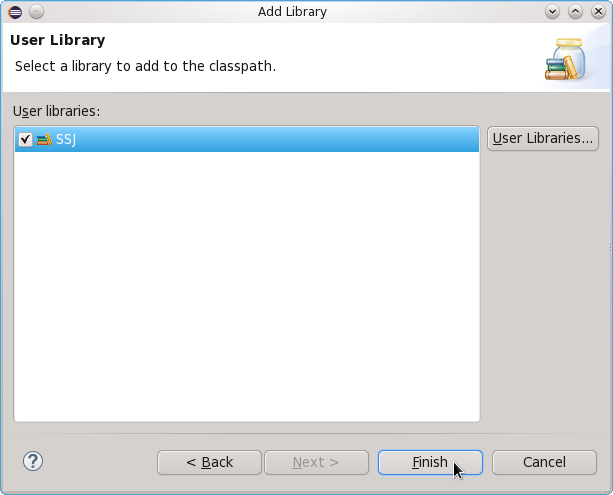 Add the SSJ library.